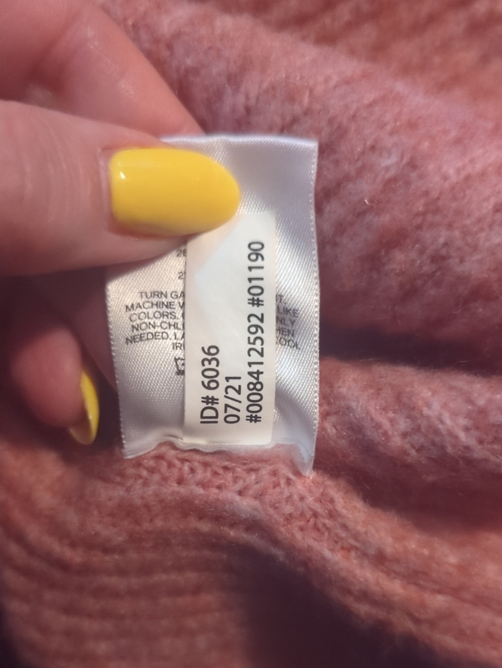 EXPRESS Ribbed Pink Open Cardigan Large - Picture 13 of 13